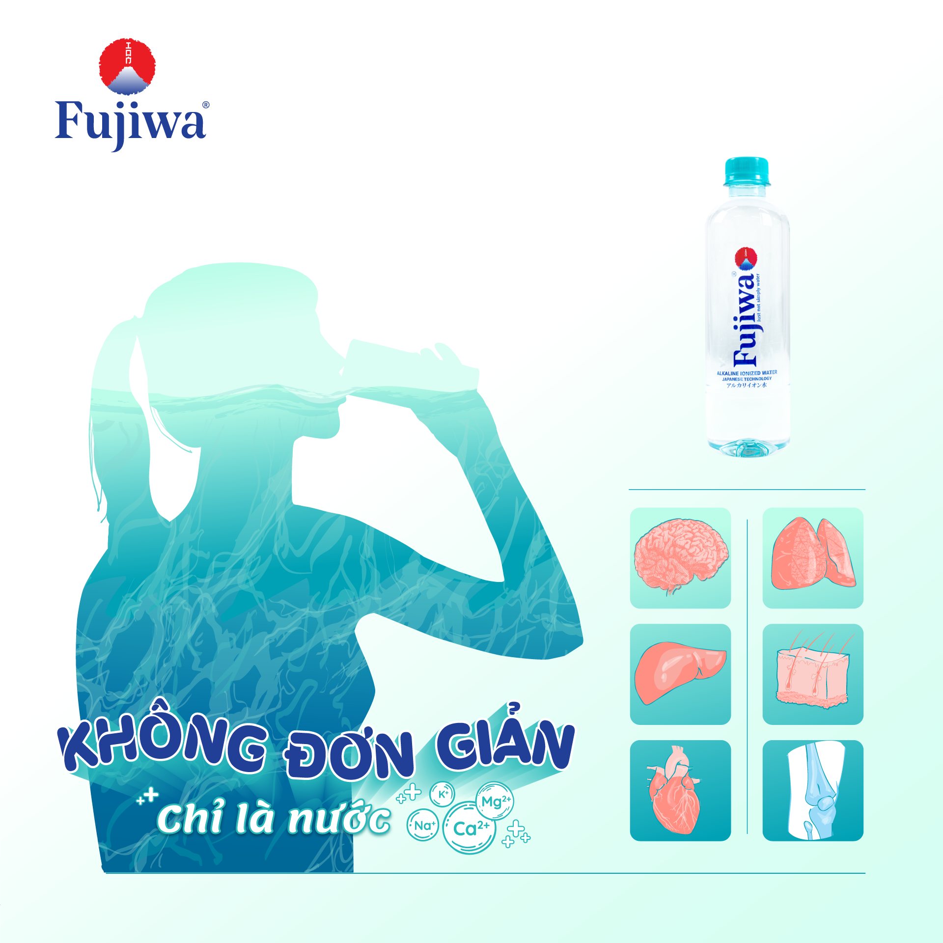 Thùng 20 Chai 680ml Nước Uống Ion Kiềm Cao Cấp Đóng Chai Fujiwa - Nước uống Detox với Công Nghệ Điện Phân Ion Kiềm