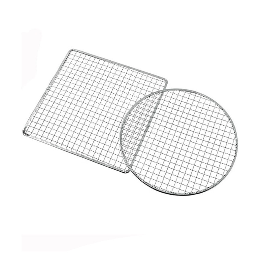 Combo Set 2 Vỉ Nướng Inox Cao Cấp, An Toàn + Lọ Đựng Gia Vị, Nước Sốt, Nước Tương Enough Màu Trắng - Nội Địa Nhật Bản