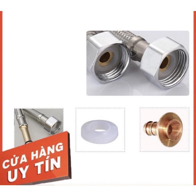DÂY CẤP NƯỚC NÓNG - LẠNH ĐẦU M10 TO NHỎ