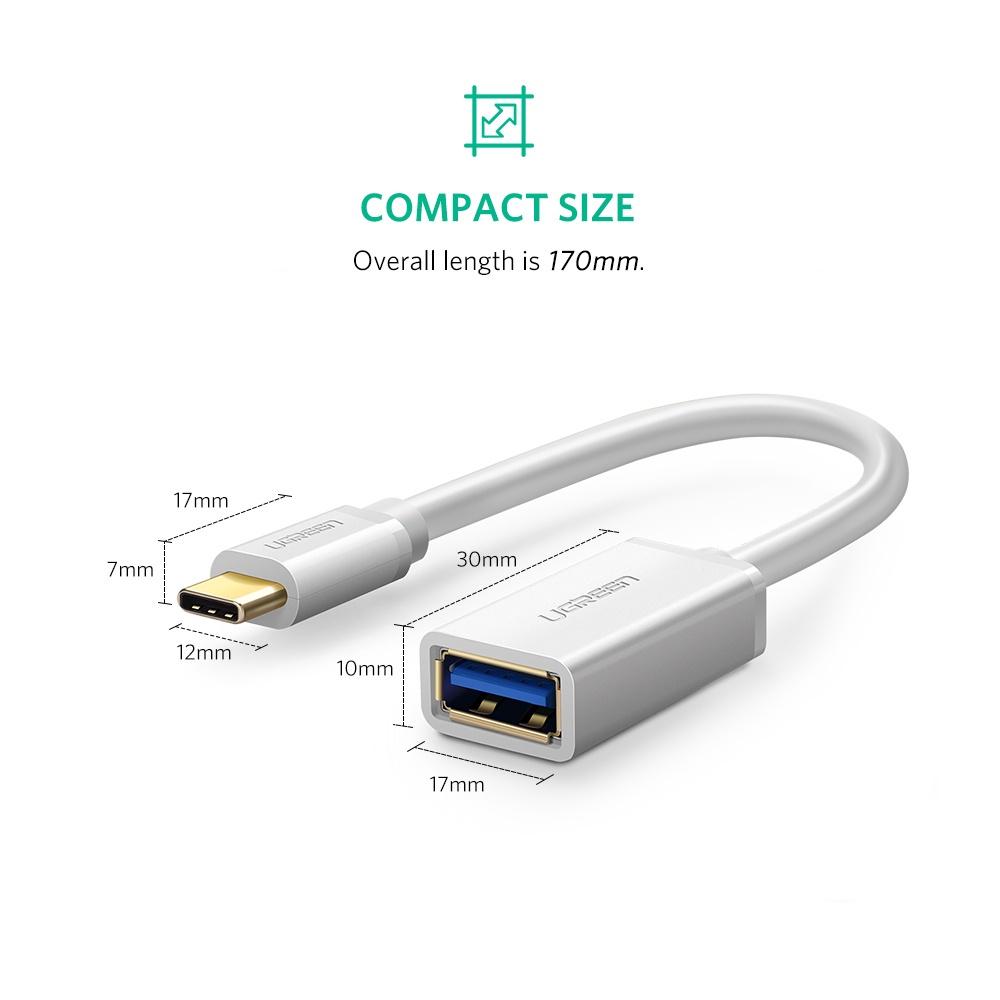 Cáp OTG USB TYPE-C USB 3.0 Cao Cấp | 30702, 30701, 30155,70889 US154 | Chân Mạ Vàng