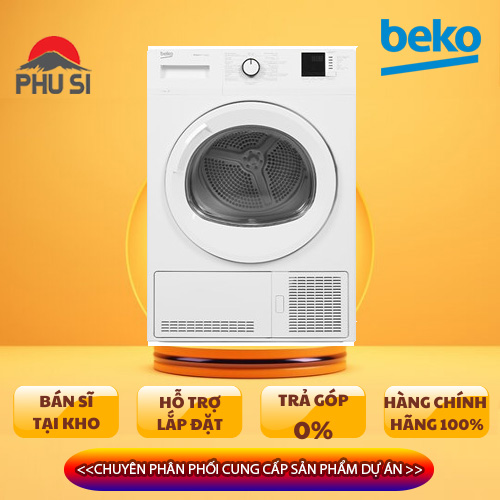 Máy sấy ngưng tụ Beko 8 Kg DU8133GA0W - Hàng chính hãng - Giao toàn quốc