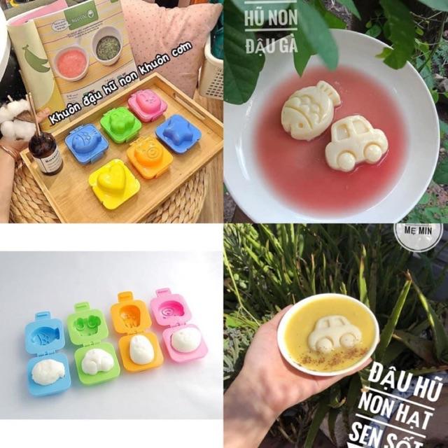 Sỉ Set 6 khuôn làm đậu hũ non, khuôn cơm ăn dặm cho bé