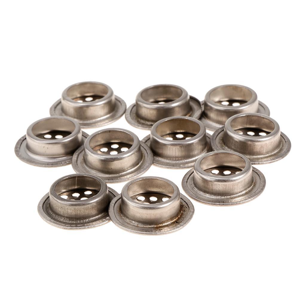 3X Stainless Steel Air Vent Louver Round Hole Air Vent Cover Louver 19mm