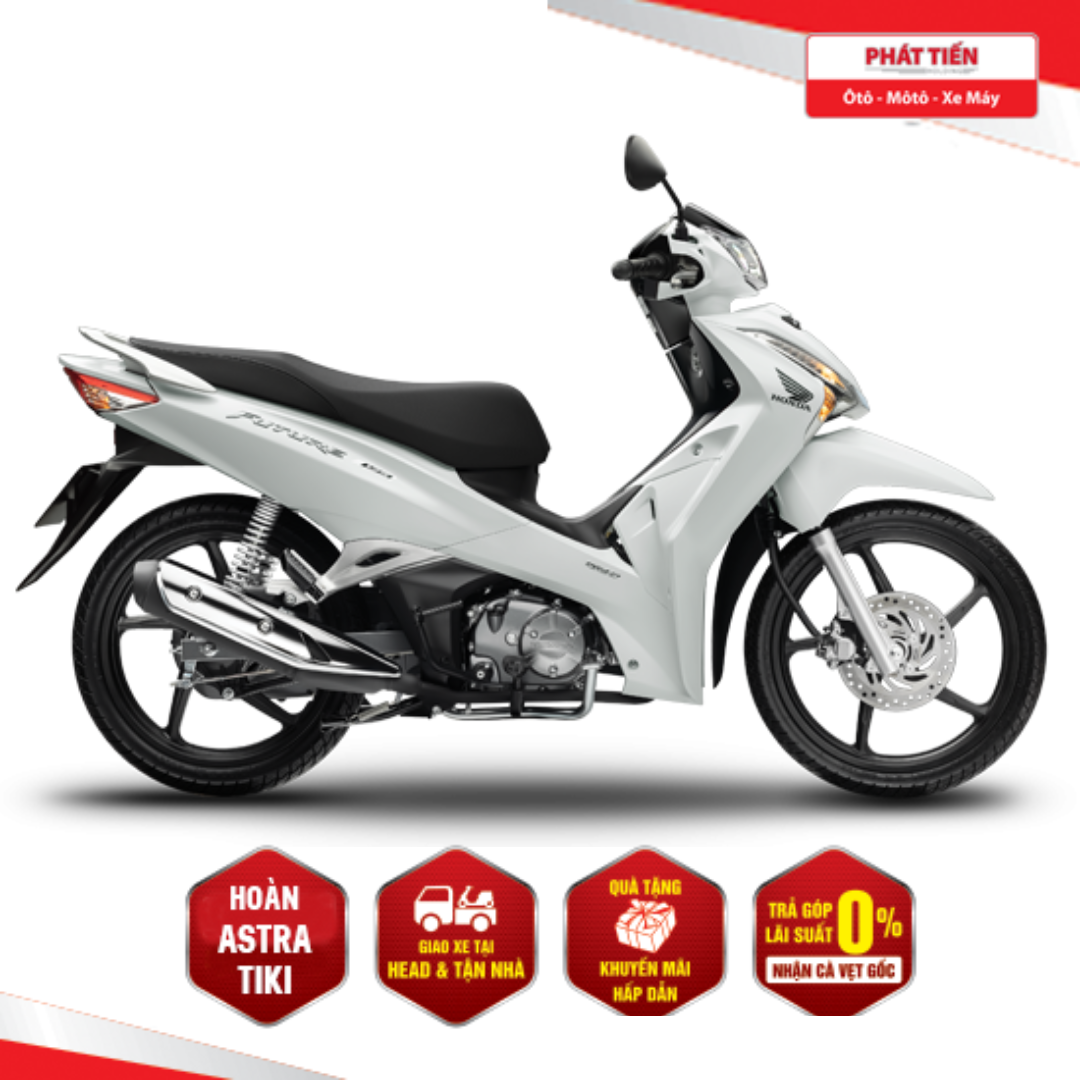 Xe Máy Honda Future 125 FI 2021 - Phiên Bản Cao Cấp - Trắng Đen