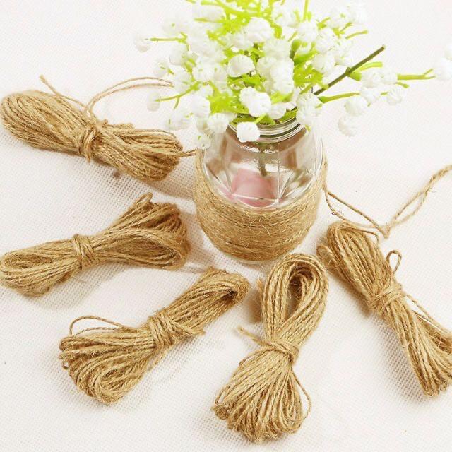 10 met dây đay - gai - cói trang trí - Hoa giả