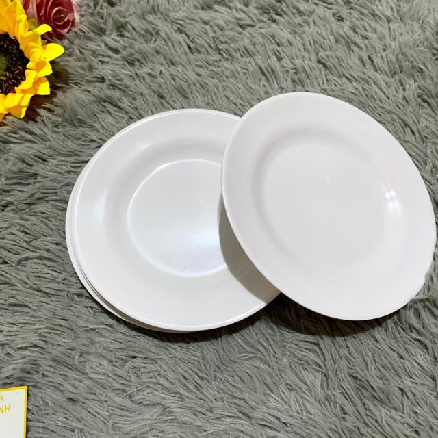 Đĩa cạn tròn màu trắng fataco DC 77