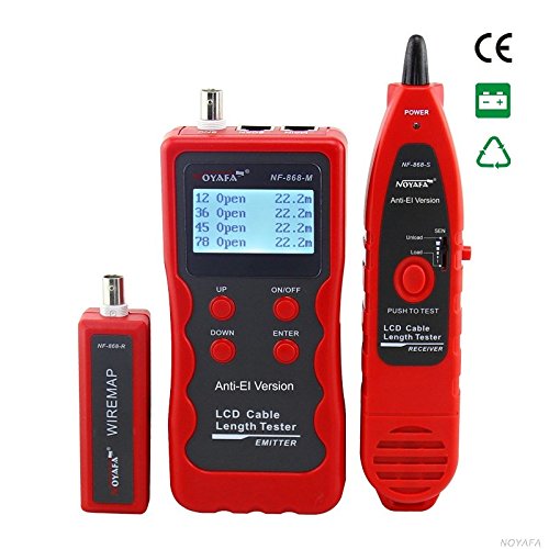 Hàng Chính Hãng - Máy Test Dây Mạng Đa Năng Noyafa NF-868. Network LAN Phone Tester Wire Tracker Cable Length USB coaxial RJ45/RJ11/BNC. RJ11 RJ45 Diagnose Tone BNC USB Metal Line Telephone Wire Tracker Networking Tools LAN Network Cable Lenght Tester