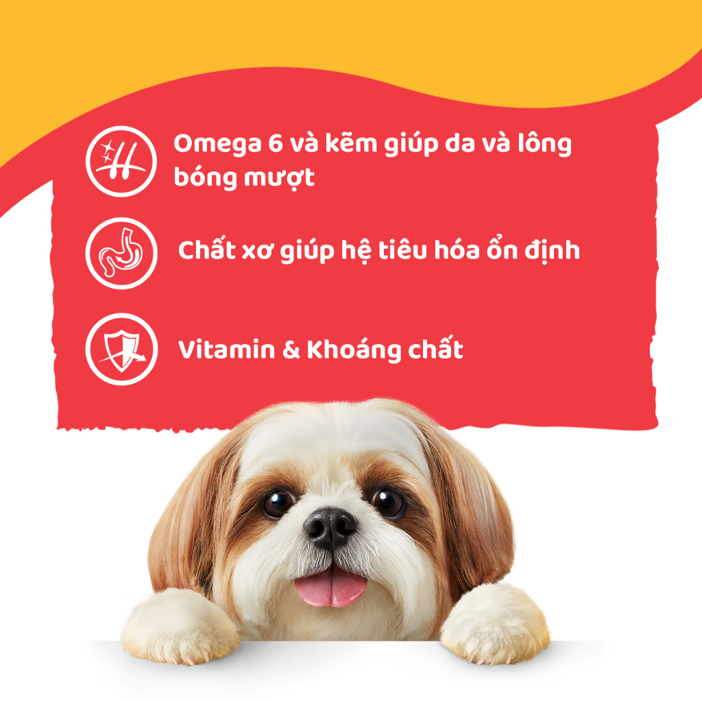 PEDIGREE Bộ thức ăn cho chó lớn dạng sốt mix 5 vị 130g (20 gói)