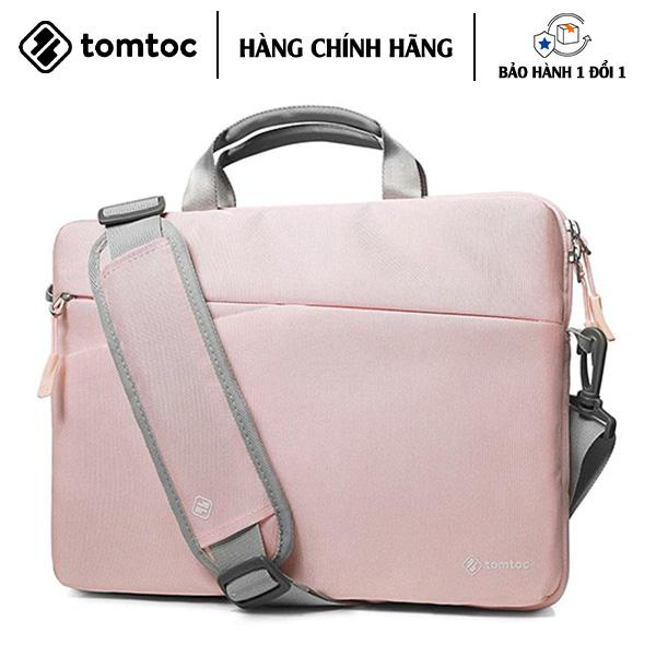 Túi Xách Tomtoc Messenger Bags dành cho Macbook 13″ Pink bảo vệ hoàn hảo chống va đập - HÀNG CHÍNH HÃNG