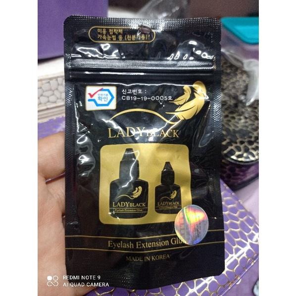 Keo lady black học nối mi, keo nối mi lady
