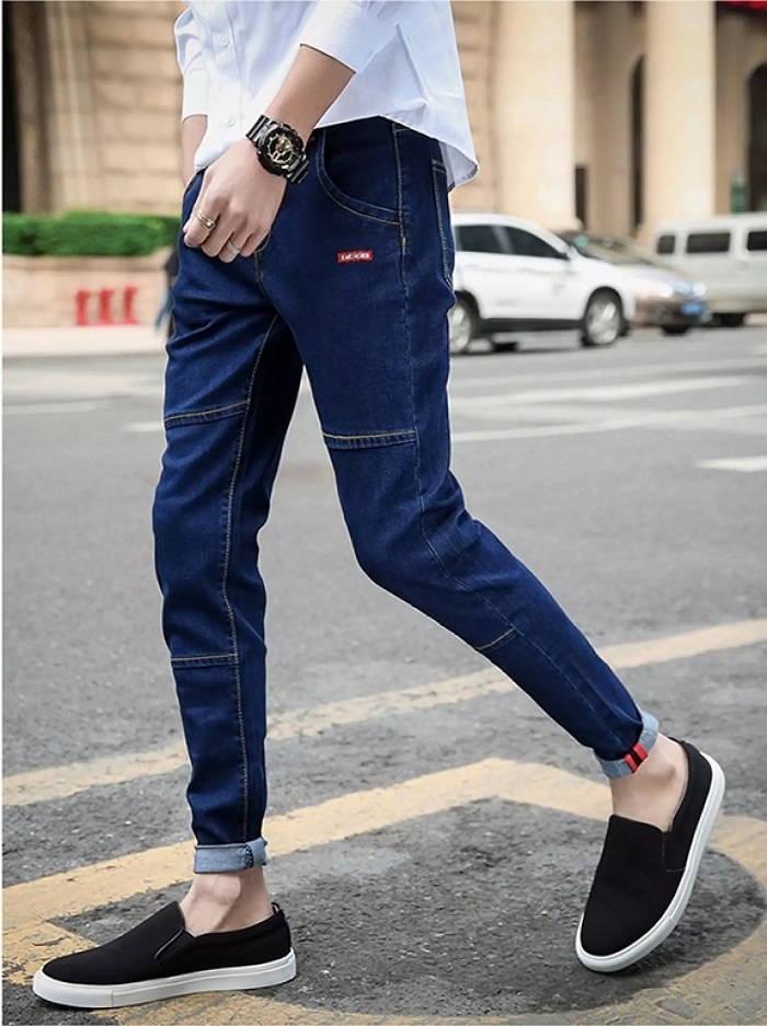 Quần jeans nam dáng baggy trẻ trung, thời trang phong cách trẻ