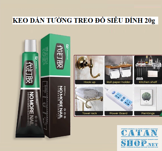 Keo siêu dính 20,60g dán chắc như đóng đinh, keo cơ khí chuyên dùng dán các đồ vật thay thế đinh vít, keo dán đa năng