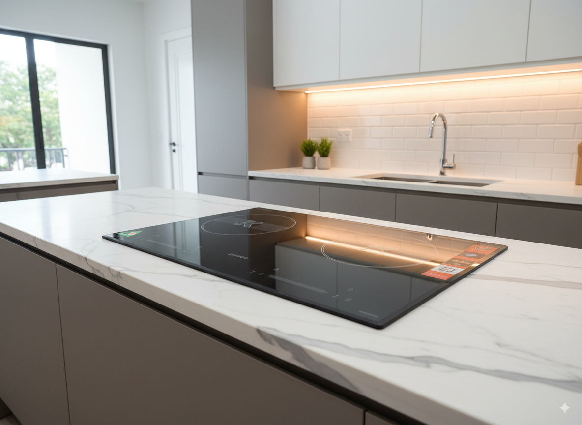 Kopper Bếp Từ Đôi KP586HD620 Công Suất 2600W Mâm Từ Đồng 200mm Chống Trào 9 Tốc Độ Nấu Tiện Lợi Made In Thailand Hàng Chính Hãng