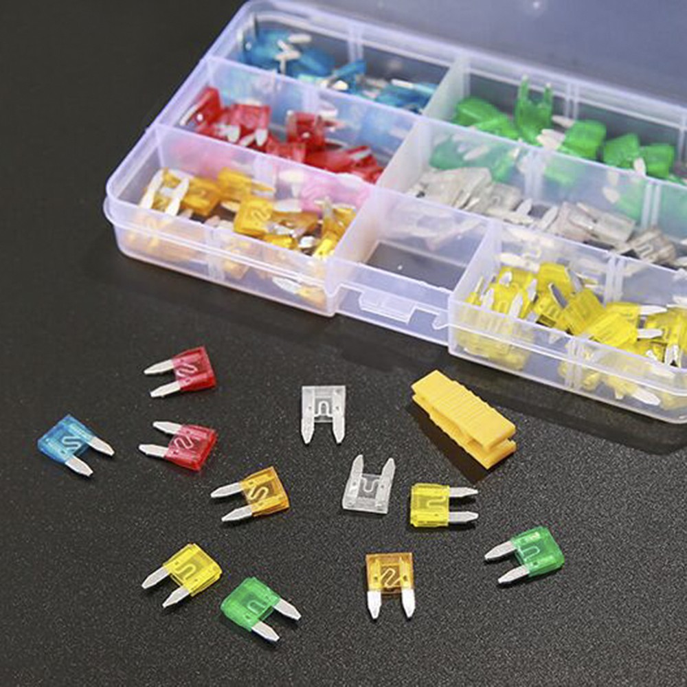 Bộ 120 Cầu Chì Mini Cho Xe Hơi Xe Tải size S: 17x10mm