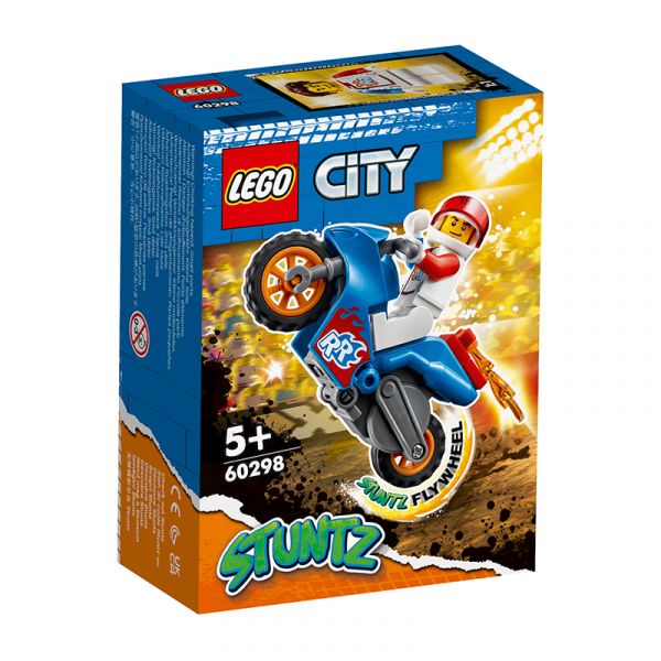 BỘ LẮP RÁP LEGO CITY 60298 XE ĐUA MÔ TÔ CỦA EVEL KNIEVEL