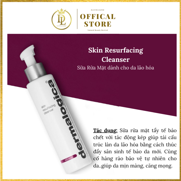 Sữa rửa mặt dưỡng ẩm, tẩy tế bào chết dành cho da lão hóa Dermalogica Skin Resurfacing Cleanser 150ml