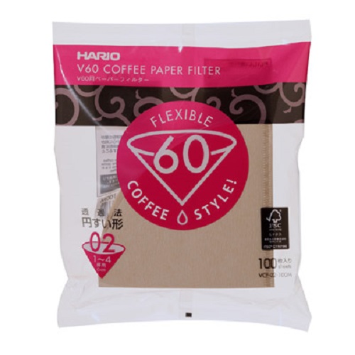 Giấy lọc cà phê Hario Size V60 - Size 02 - 100 Tờ