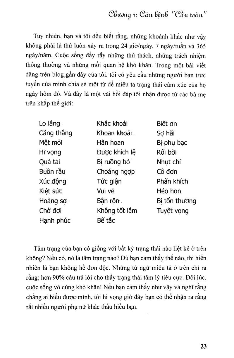 Đừng Cố Làm Những Bà Mẹ Hoàn Hảo