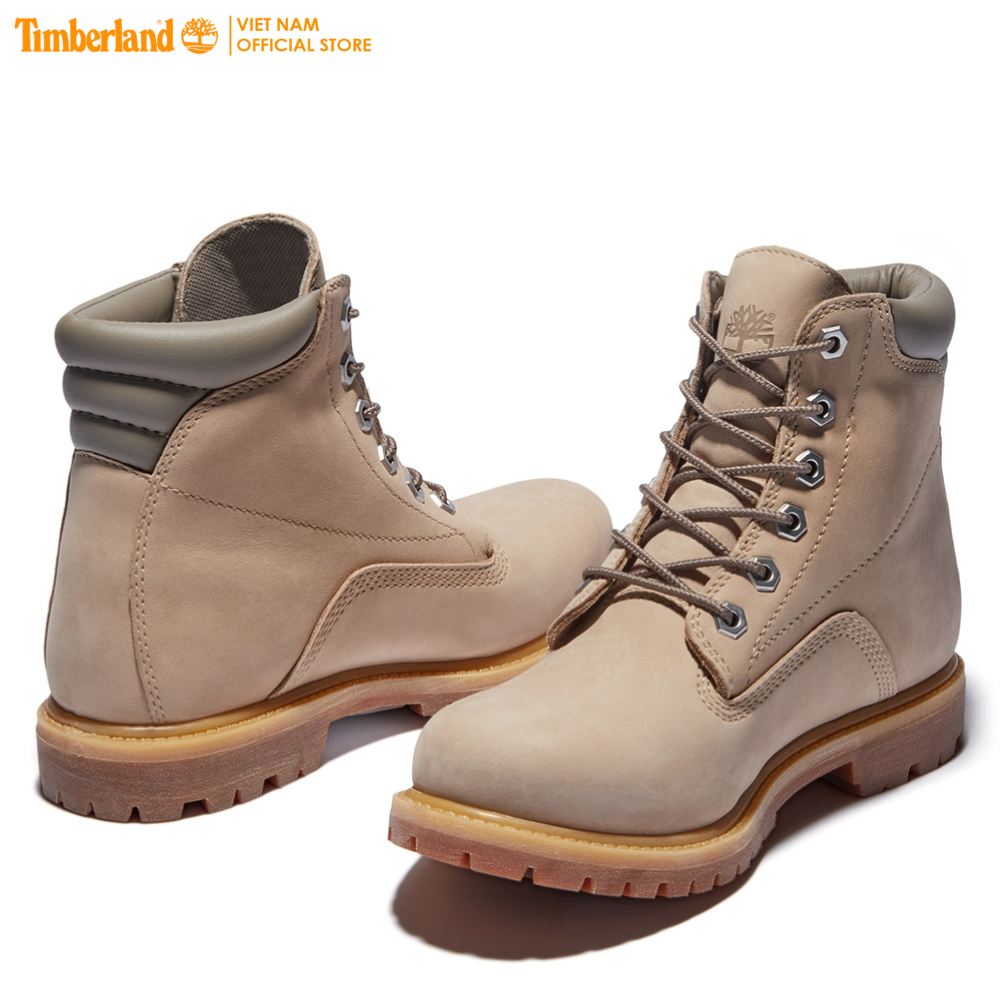 Timberland Giày Boot Nữ - Women’s Waterville 6-Inch Waterproof Boot Light Beige Nubuck TB0A2M26HJ