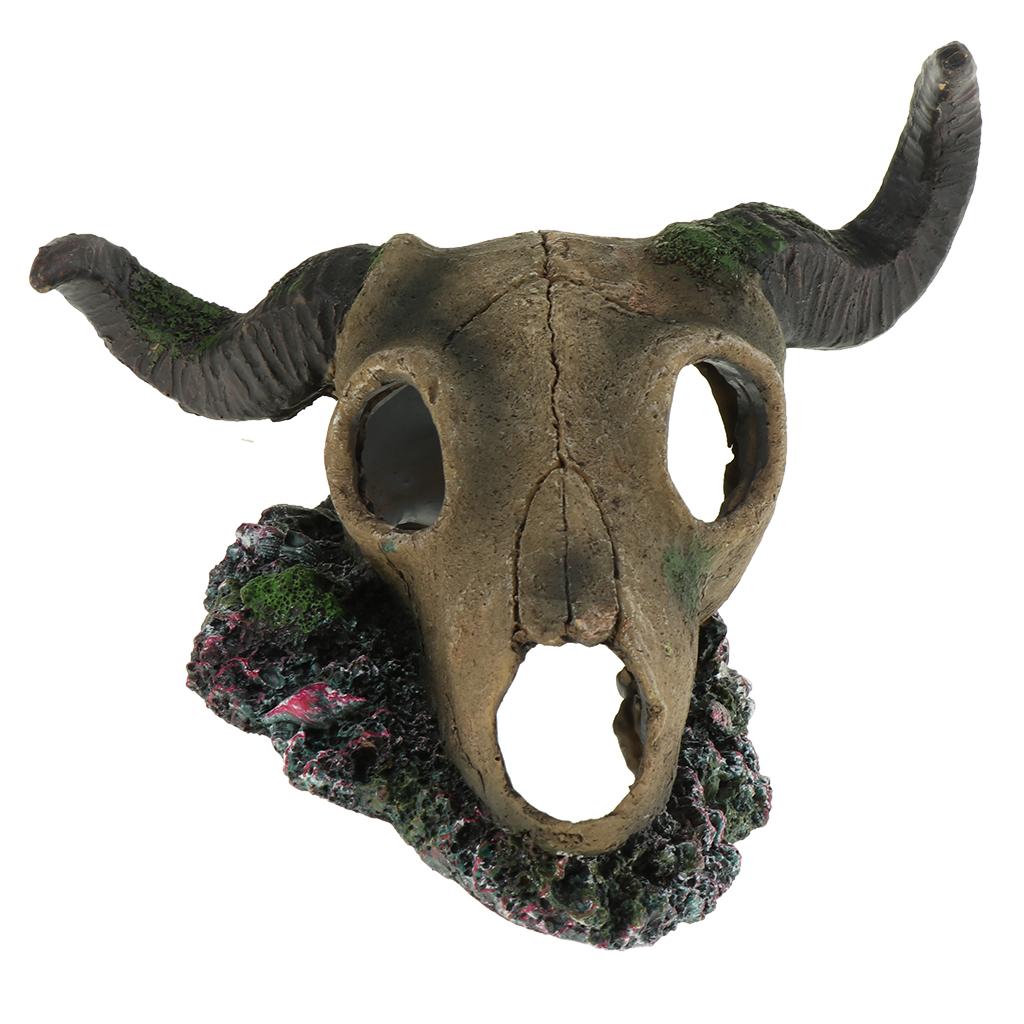 Mini Reptile Hiding Cave Landscape Ornament Reptile Water Container Shape 1