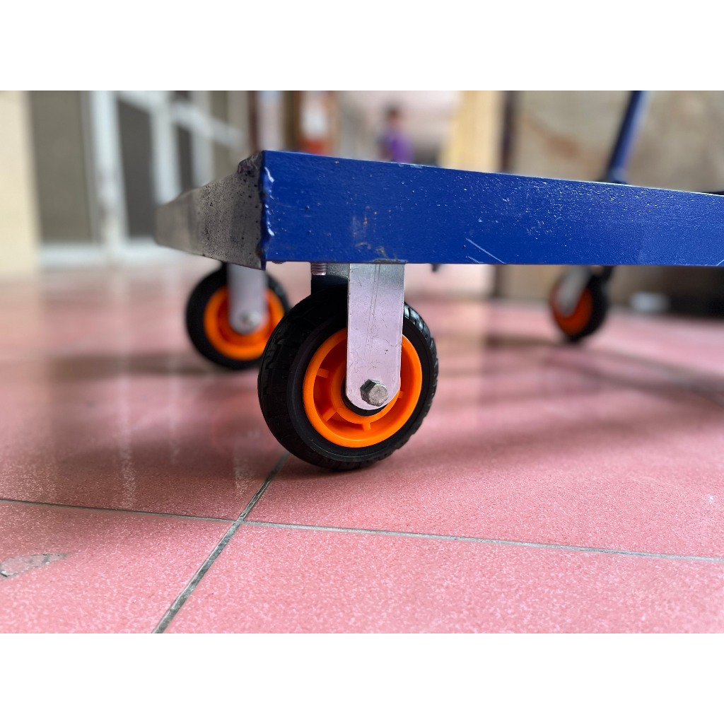 Xe Đẩy Hàng Trọng Tải Lớn 300kg Chất Lượng Cao Chữ V Màu Xanh