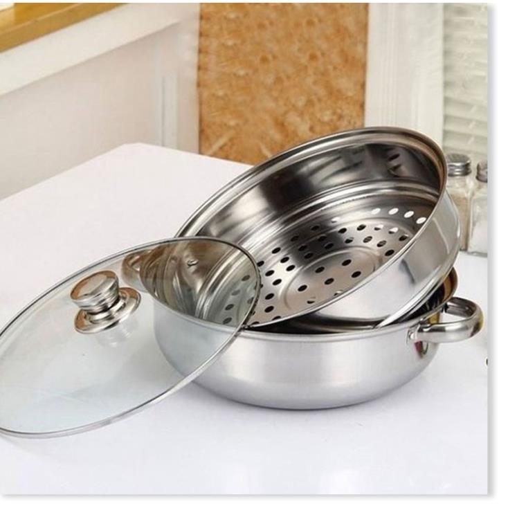 Nồi hấp inox 2 tầng POT size 28cm