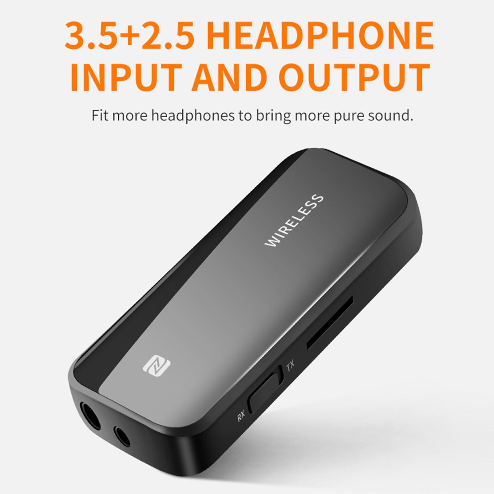 5.1 and Receiver Portable 3.5mm Jack Audio Adapter for Car Audio