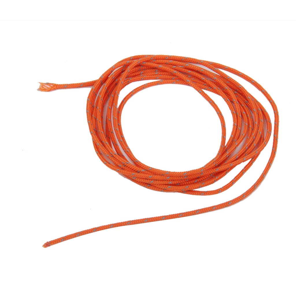 1Pc Reflective Tent Cord 20 Meters + 4Pcs Awning Tent Canopy Tarp Clips + 10Pcs Rope Tensioner Adjustable Tool