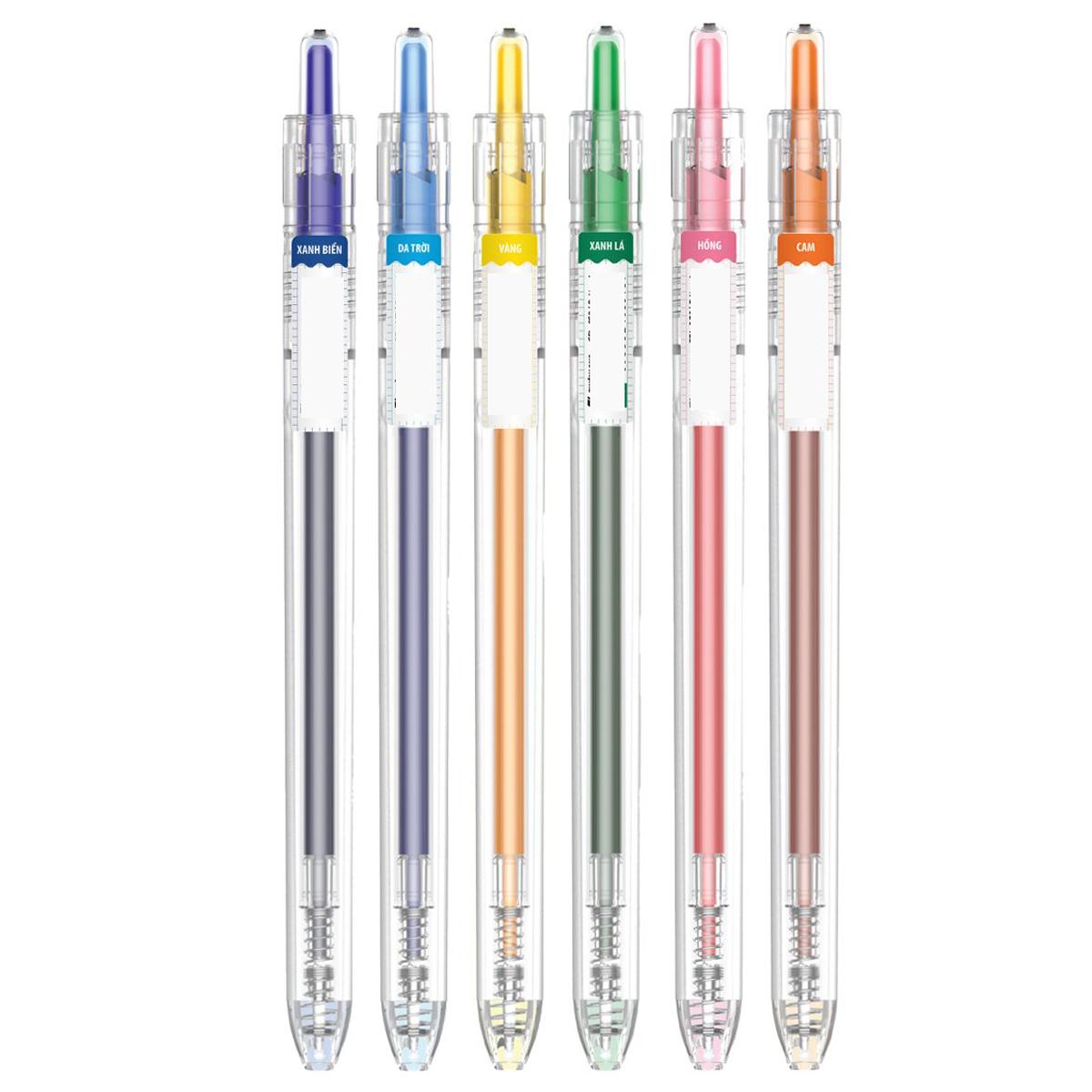 Bút Gel Colochi 0.5 mm - Thiên Long GEL-050 - Mực Hồng