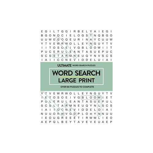 LARGE PRINT PUZZLE - WORDSEARCH