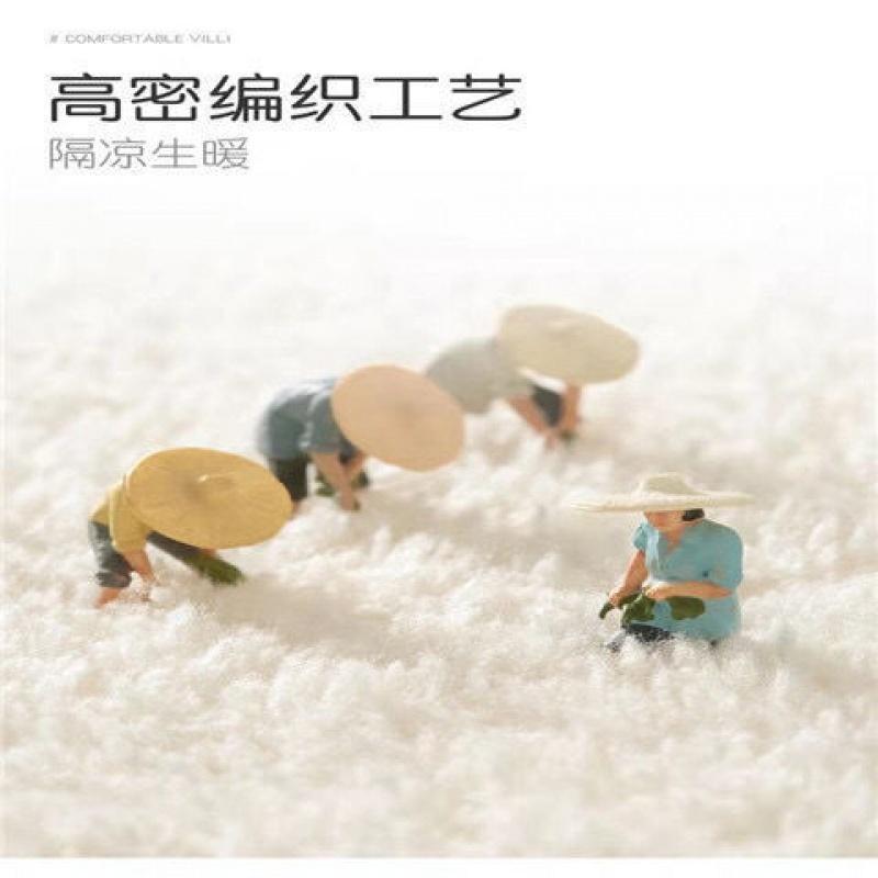 Thảm lông lót sàn hình tròn sang trọng