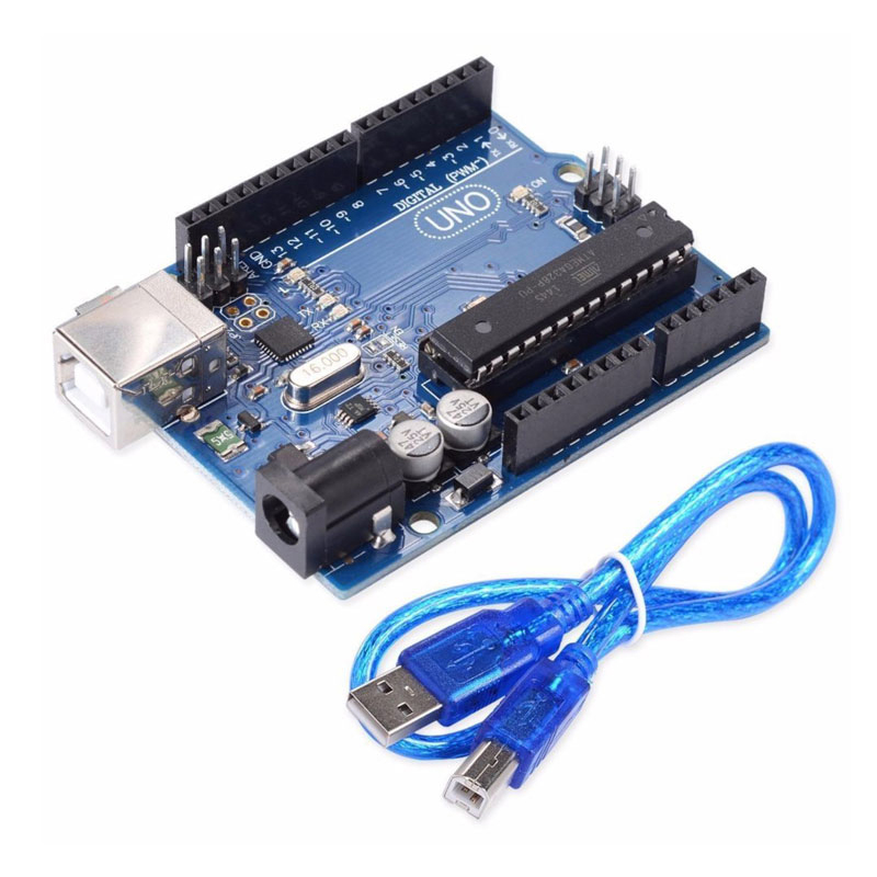 Kit Arduino Uno R3 Chíp Cắm Atmega328P ( Tặng Cáp Kết Nối )