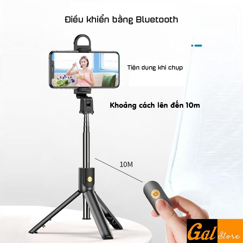 Gậy Chụp Ảnh Selfie K10S Tích Hợp Đèn Led