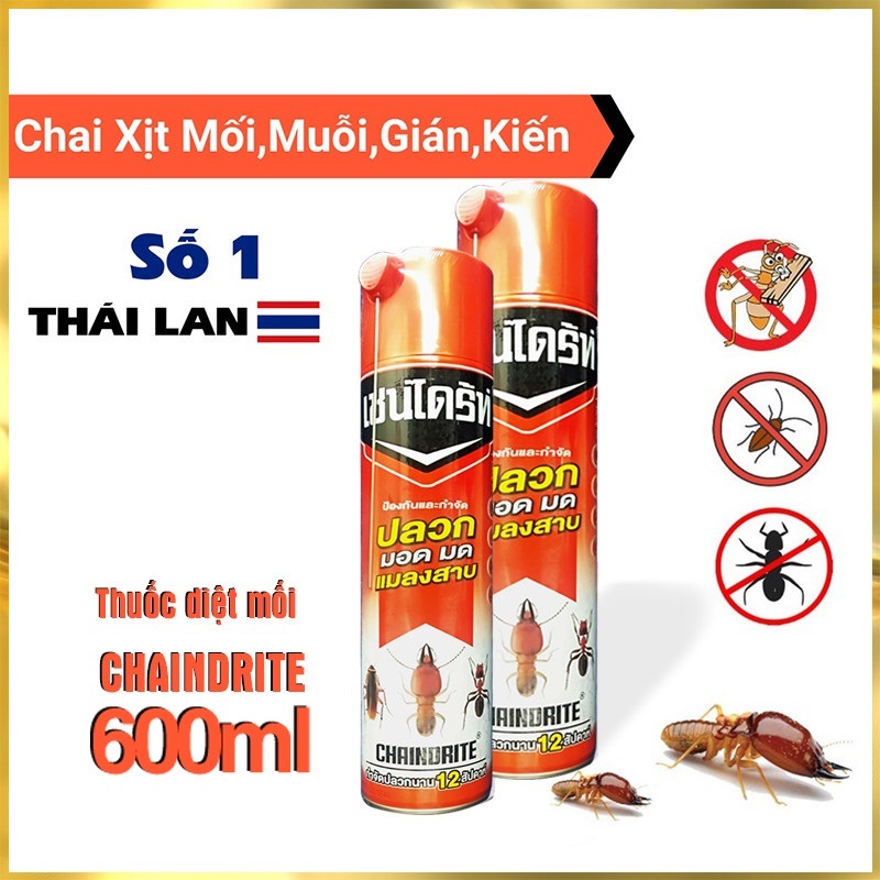 Bình Xịt Diệt Mối/Gián/Kiến/Côn Trùng. Thailand 100%
