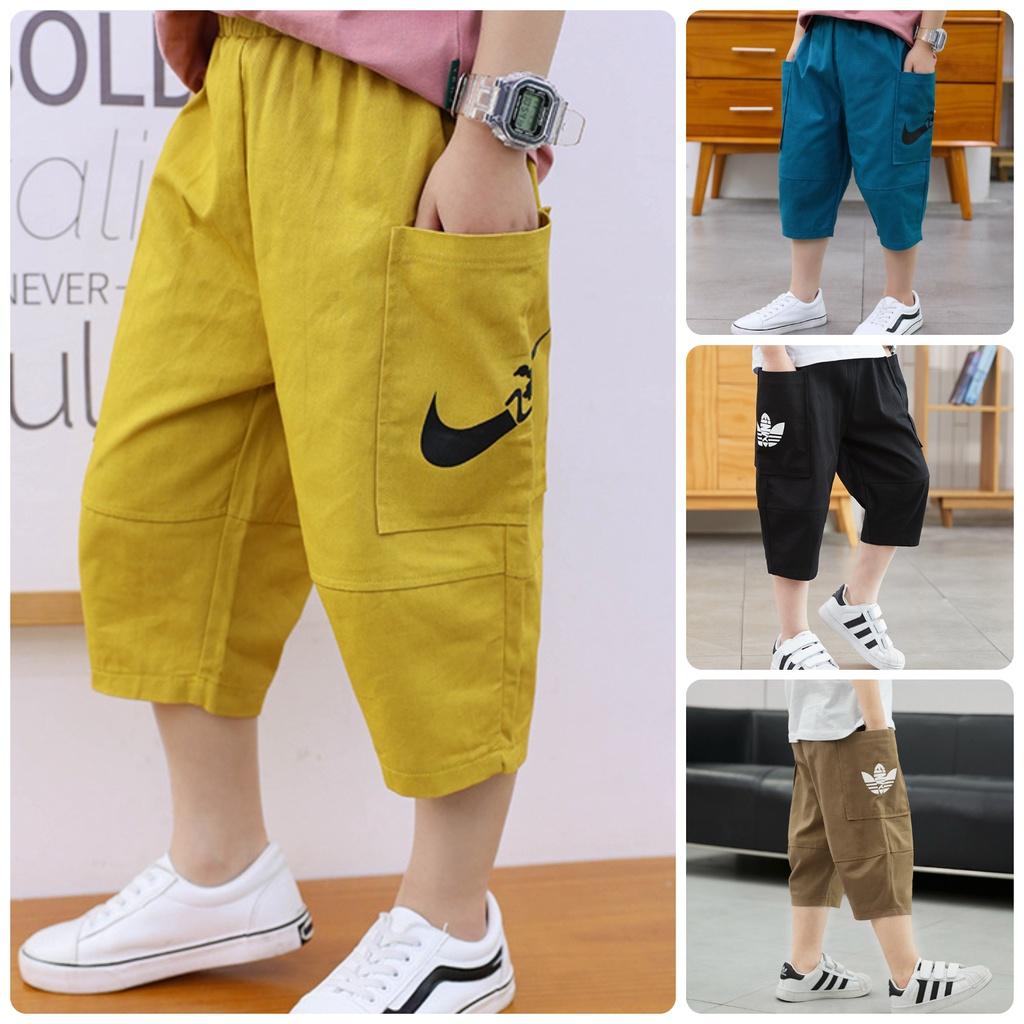 QKL3 Size130-160 (21-40kg) Quần short bé trai size đại (Quần kaki lửng) Quần áo trẻ em