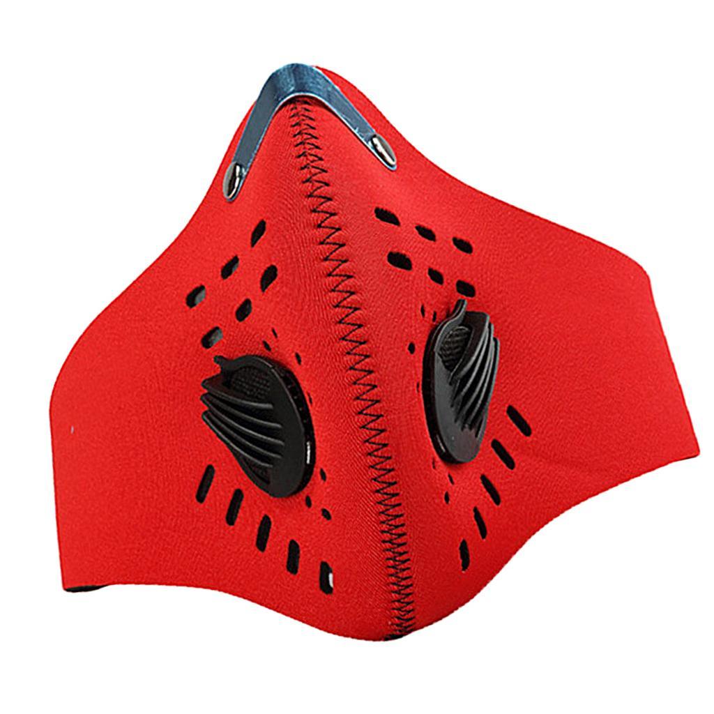 Women Men Half Face Mask Motorcycle Dust Filter Outdoors Gym Mouth Mask