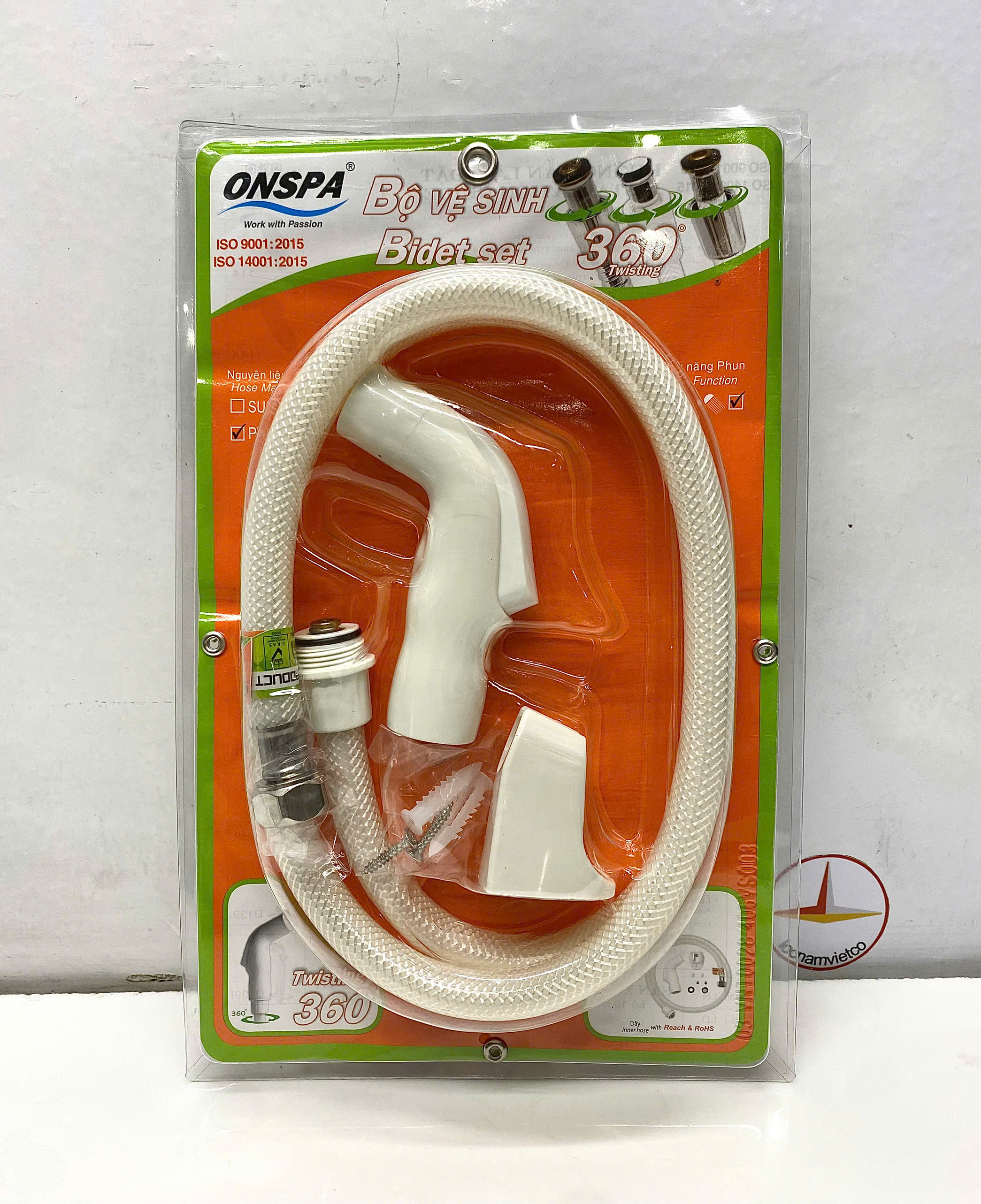 Vòi xịt vệ sinh nhựa PVC Onspa 114X
