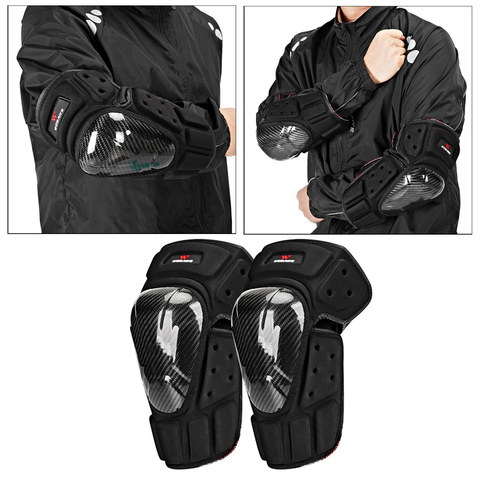 Gazechimp Motorcycle Knee Pads Elbow Pads Protective Gear for Biking, Riding,