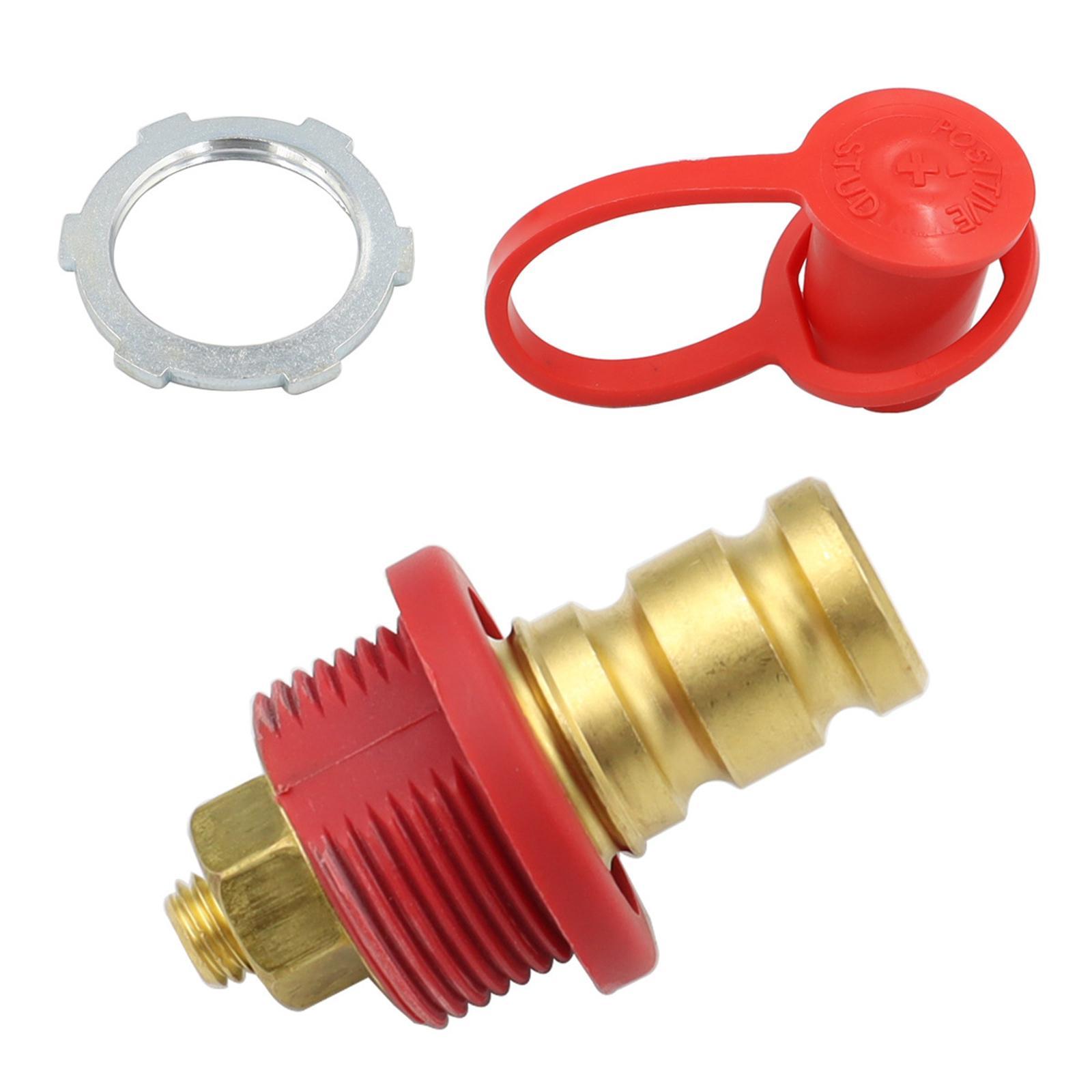 Remote Battery Charger Post 250 Amps 3/8" studs for Truck ATV Car Red