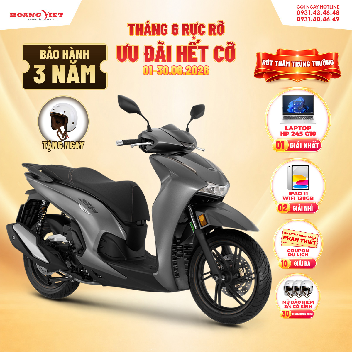 Xe Máy Honda SH 350i 2025 - Phiên Bản Đặc Biệt