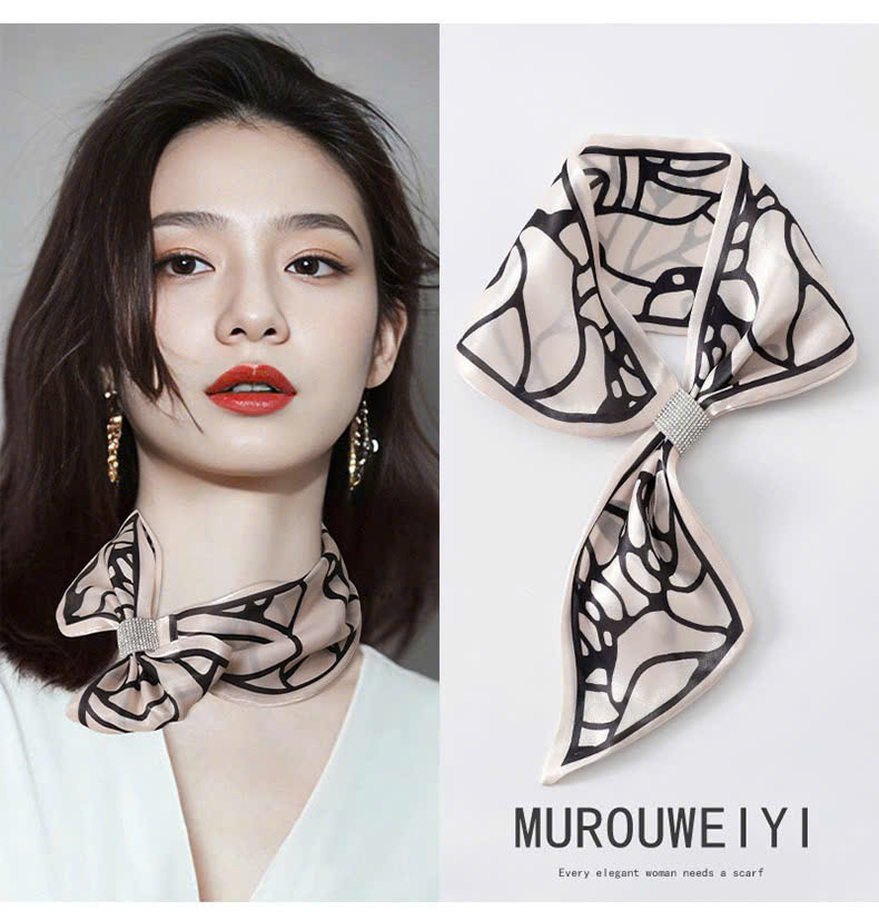 KHĂN LỤA DÀI KHĂN QUÀNG CỔ KHĂN CHOÀNG LỤA BĂNG ĐÔ TRANG TRÍ NƠ CAO CẤP ĐA NĂNG SANG TRỌNG THANH LỊCH MÃ 18-38
