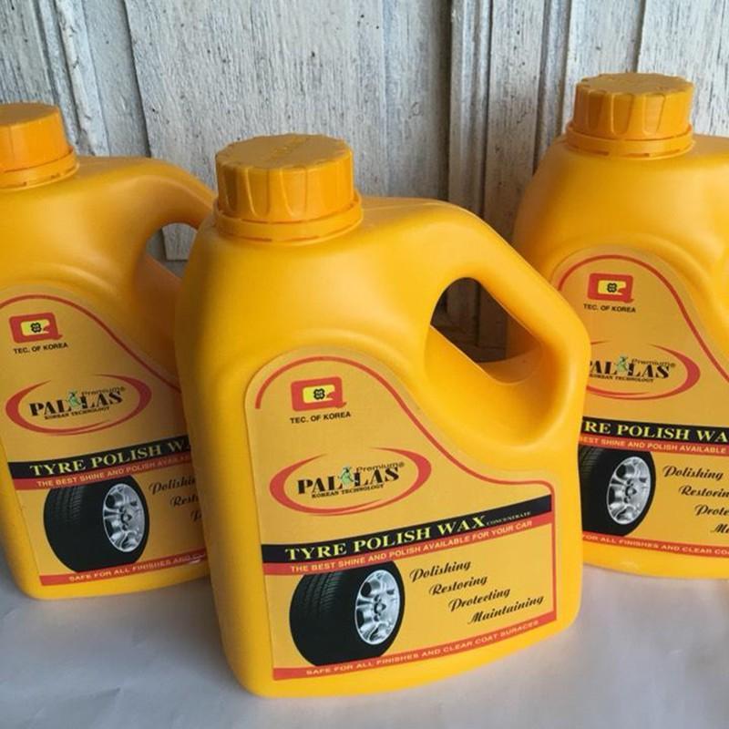 PALLAS Tyre polish wax 1.5L,Dung dịch đánh bóng lốp xe Wax đánh bóng P-1501 vỏ,lốp xe bảo dưỡng các loại bánh xe ô tô-