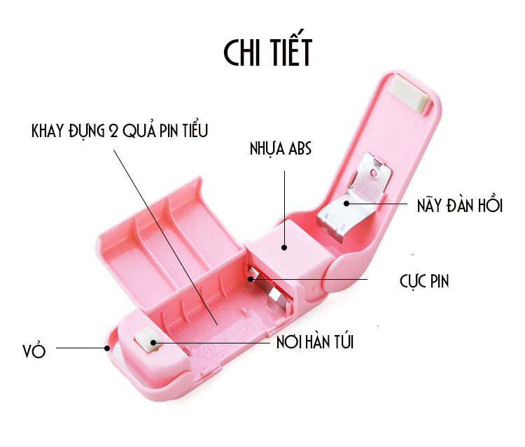 MÁY HÀN MIỆNG TÚI NILON MINI CẦM TAY BẢO QUẢN THỰC PHẨM CHO ĐỒ ĂN TƯƠI NGON VÀ GIỮ LÂU HƠN - MODEL:NS122 - GIAO MÀU NGẪU NHIÊN