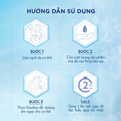 Sữa Dưỡng Thể 200Ml Vaseline Dưỡng Ẩm Sáng Da Fresh & Bright 10X Niacinamide Giúp Da Sáng Khỏe Mịn Căng Tinh Chất Menthol Mát Lạnh Như Tuyết Tan Trên Da