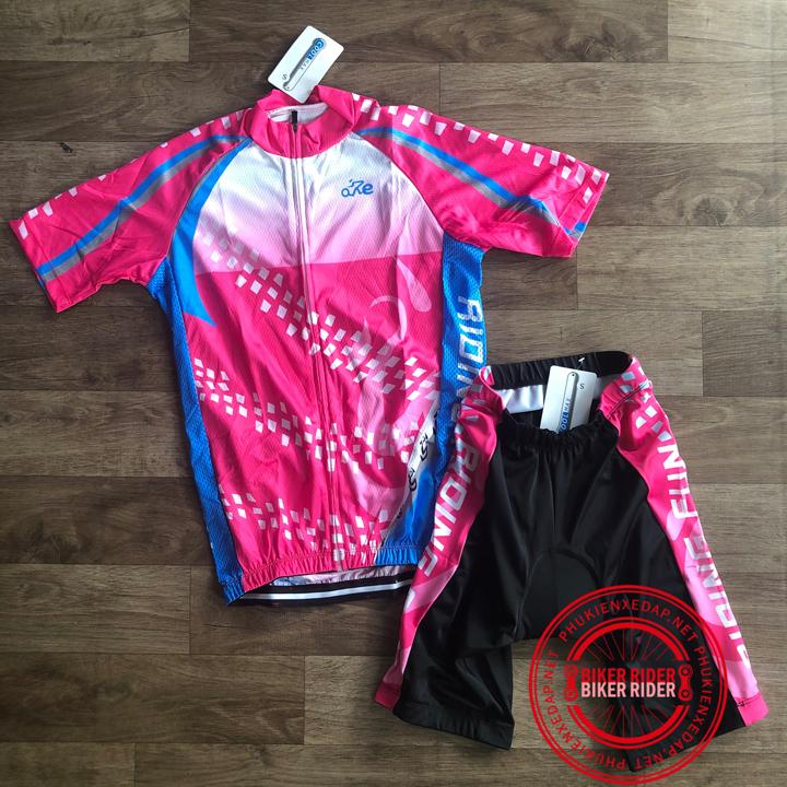 Quần áo đạp xe , Bộ quần áo xe đạp nữ RIDING FUN PKXD-1044
