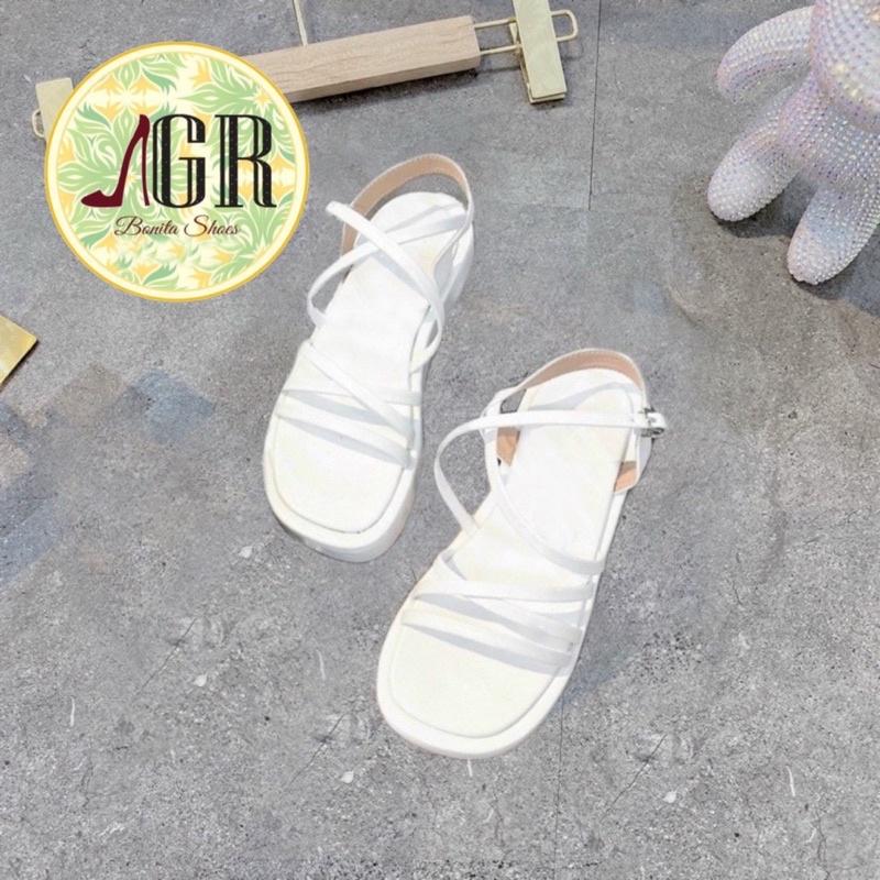 Sandal xuồng dây quai IX khoá gài xinh cao 3 cm