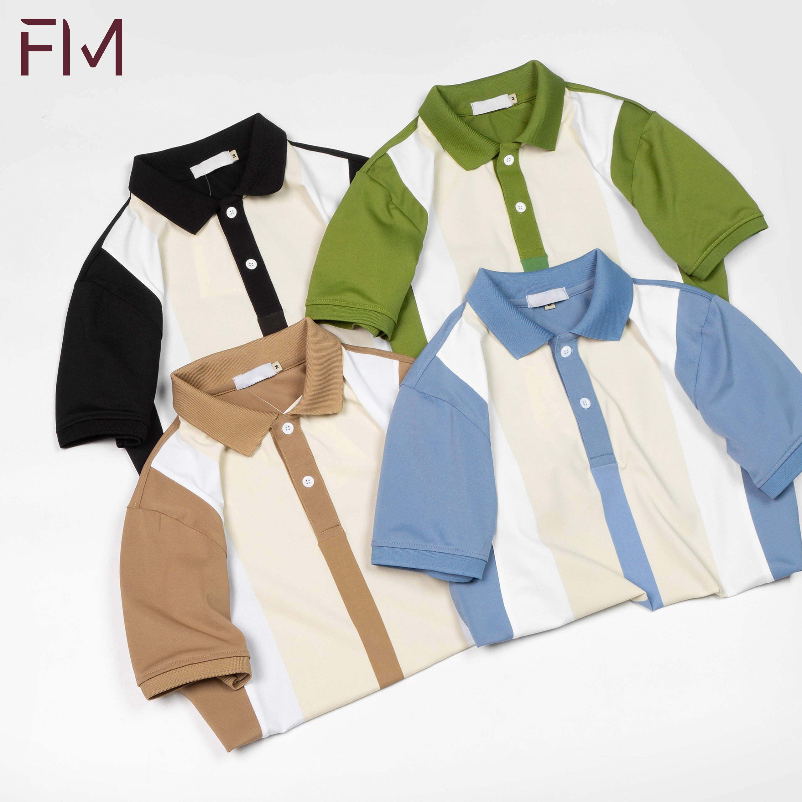 Áo polo thời trang nam, áo thun có cổ, thiết kế kiểu dáng trendy, dễ dàng phối đồ - FORMEN SHOP - FMPS202