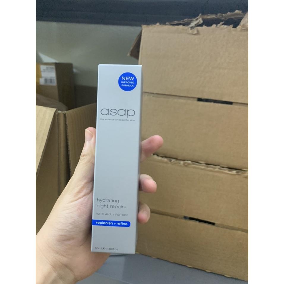 HÀNG NHẬP KHẨU - Tinh Chất Dưỡng Ẩm Asap Hydrating Night Repair+ Tăng Sinh Collagen, Chống Lão Hoá, Trẻ Hóa Da 50ml