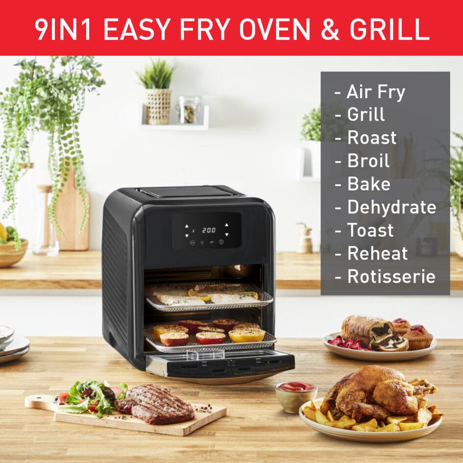 Nồi chiên không dầu Tefal 9 trong 1 Easy fry Oven &amp; Grill FW501815 Hàng Chính Hãng