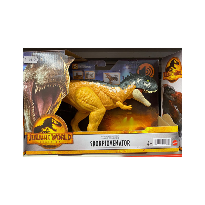 Đồ Chơi JURASSIC WORLD MATTEL Khủng Long Skorpiovenator Có Âm Thanh HDX37/HDX17